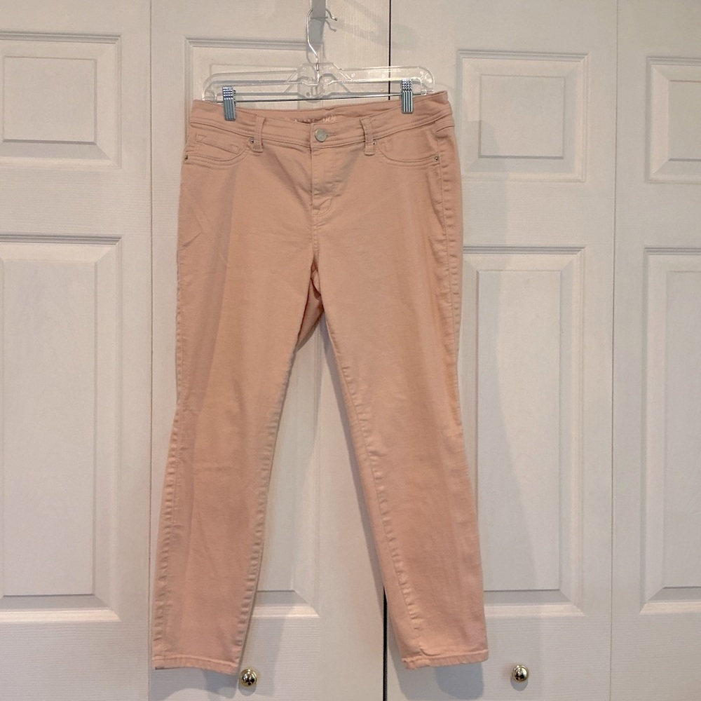 🩷 W62 Westport Signature Fit Ankle Pink Denim Jeans - 10
